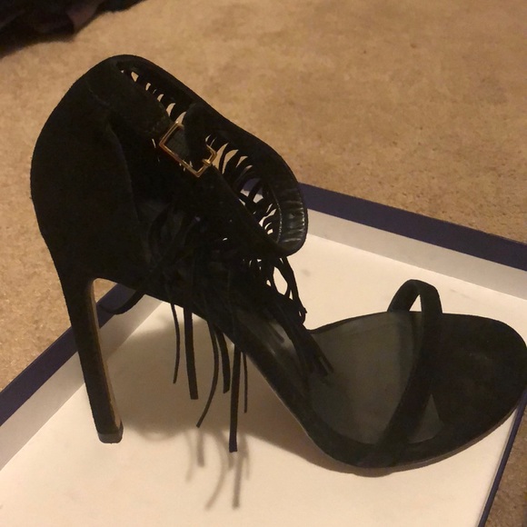 Stuart Wietzman FringeLove Sandals Sz 9M - Picture 3 of 3